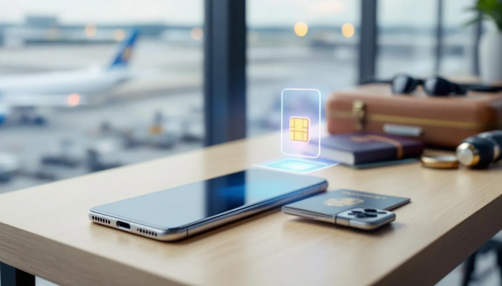 carte sim locale vs esim pour voyage [pays] représentation