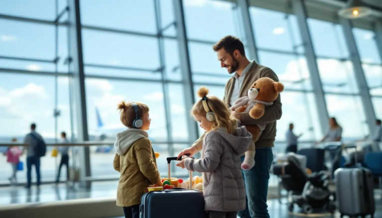 prendre l’avion avec des enfants bas âge astuces pratiques représentation