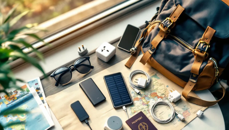 solutions pour charger son téléphone partout en voyage représentation