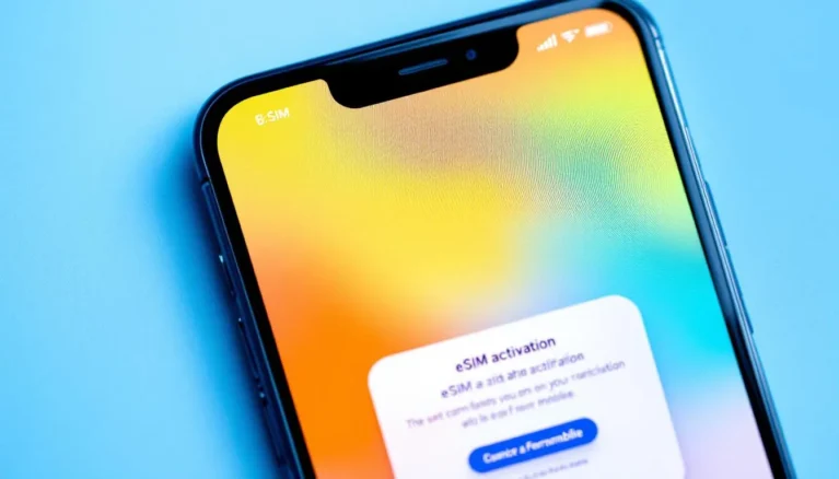 Représenatation de esim la poste mobile