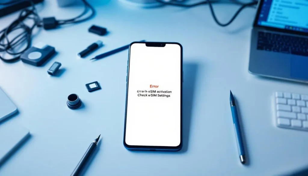 Représenatation de esim ne fonctionne pas