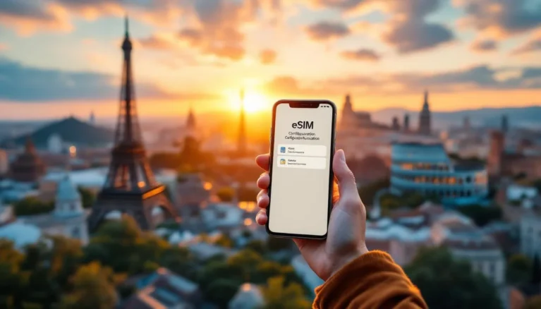 Représenatation de esim voyage