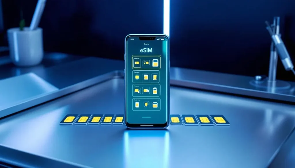 Représenatation de est-ce que esim remplace la sim