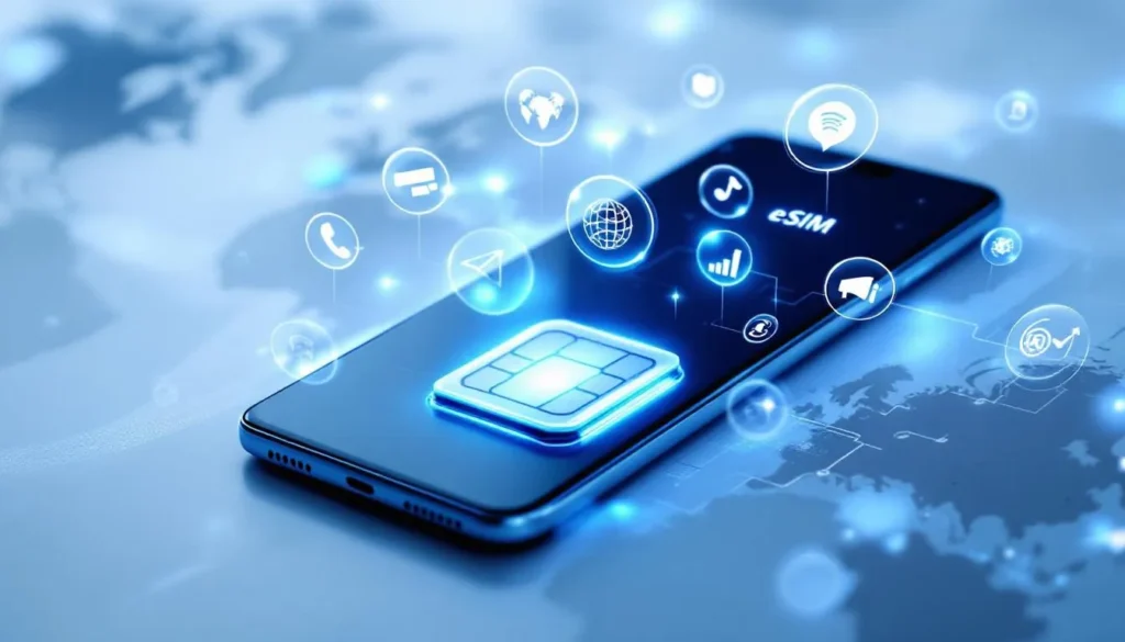 Représenatation de est-ce que l’esim fonctionne a l’etranger