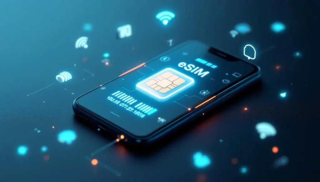 Représenatation de comment fonctionne esim