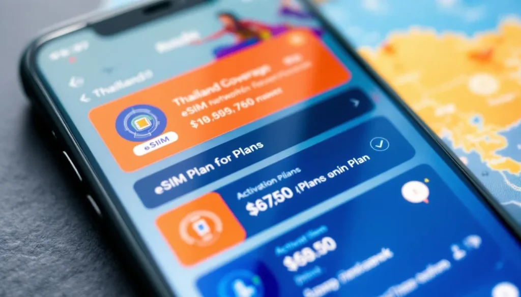 Représenatation de quelle esim pour la thailande