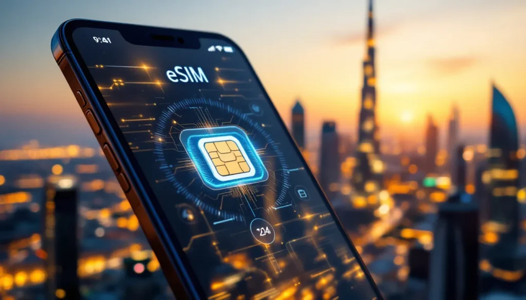 Représenatation de quelle esim pour dubai