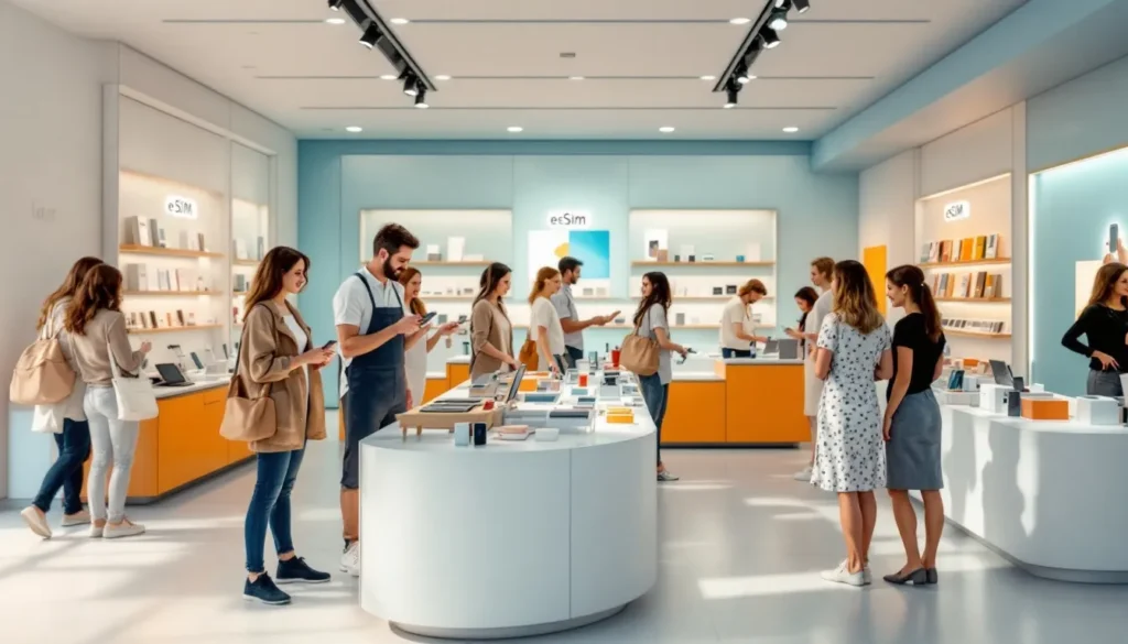 Représenatation de ou trouver esim iphone