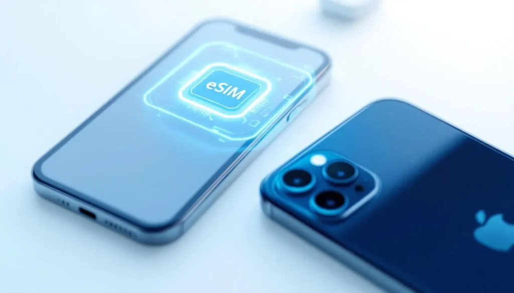 Représenatation de transfert eSIM iPhone