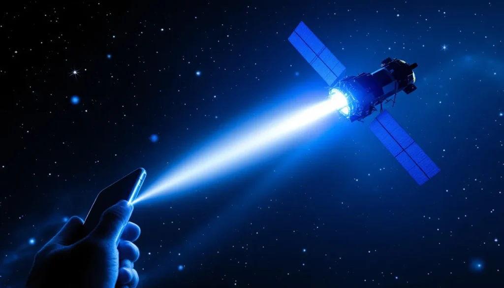 Représenatation de T-Mobile satellite to phone