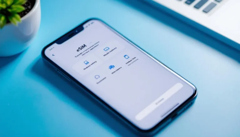 Représenatation de changer opérateur eSIM