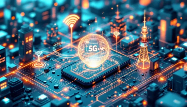 Représenatation de bande 6 GHz communications mobiles