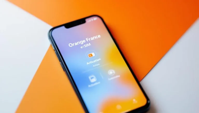 Représenatation de esim orange france