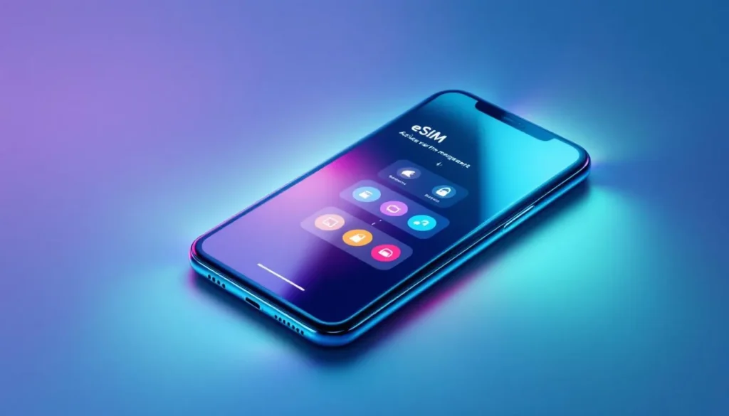 Représenatation de esim app