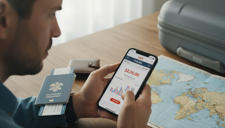 Représenatation de facture eSIM hors-forfait