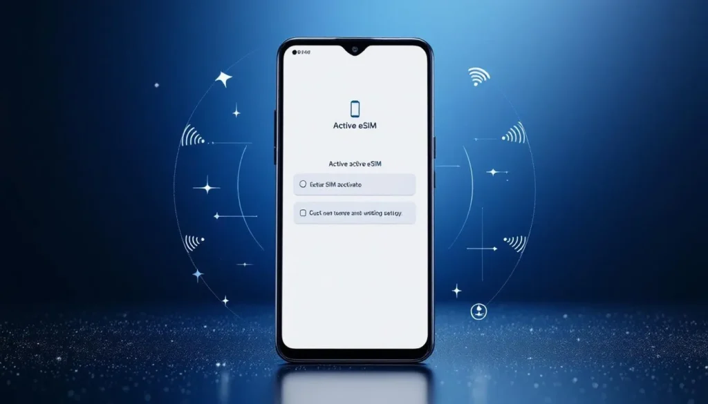 Représenatation de esim xiaomi