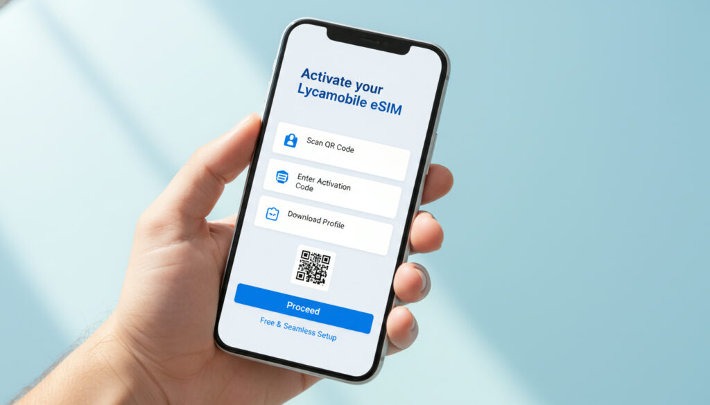 Représenatation de acheter esim lycamobile gratuit
