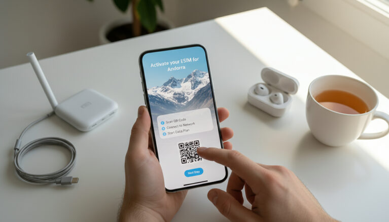 Représenatation de esim Andorre intégration