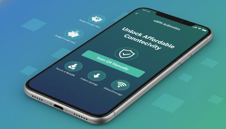 Représenatation de forfait esim pas cher