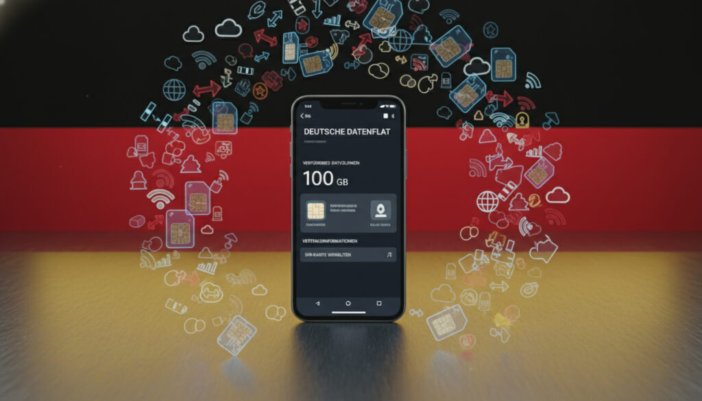 Représenatation de forfait telephone donnees allemagne