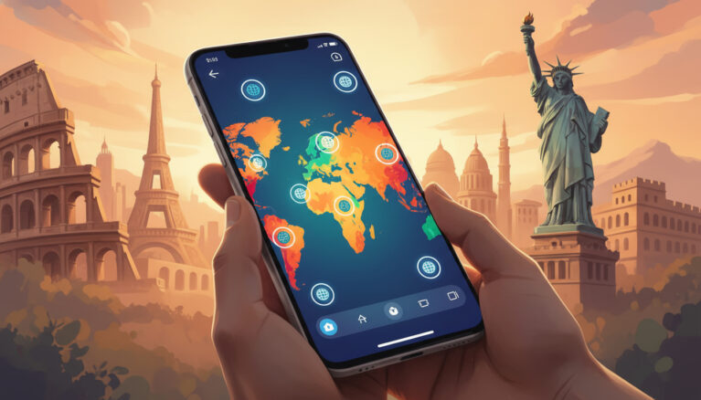 Représenatation de meilleur esim pour international voyage