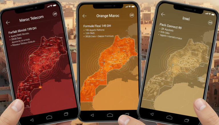 Représenatation de pour le Maroc forfait et reseaux