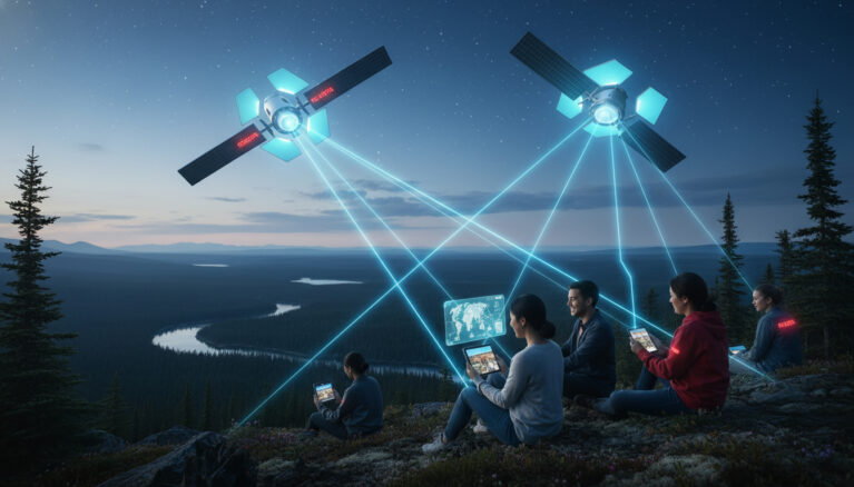 Représenatation de Rogers connexion satellite Canada