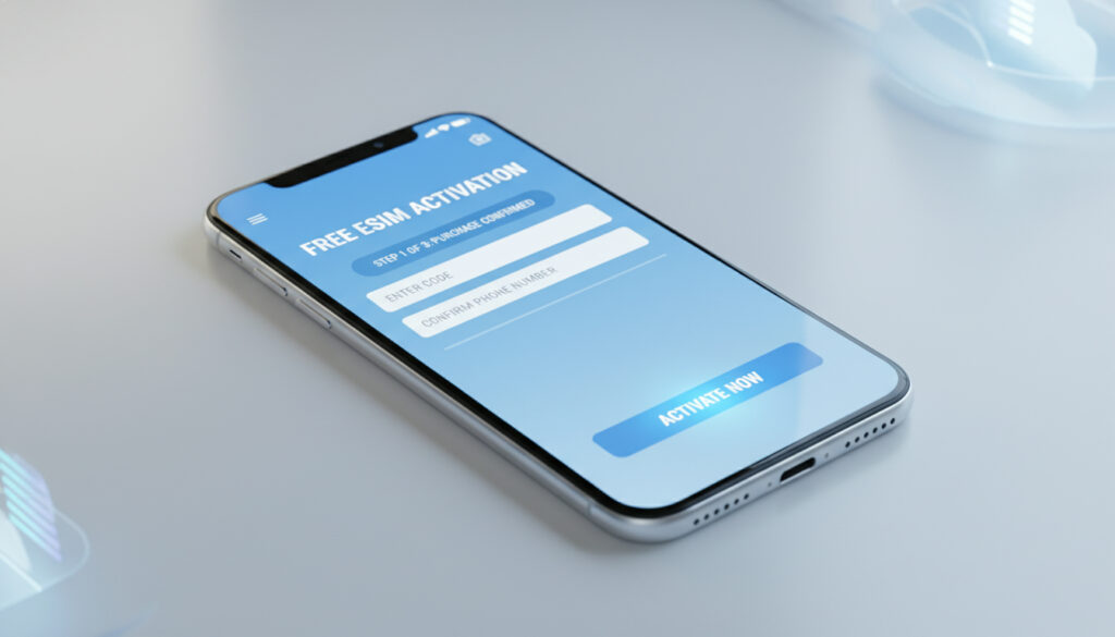 Représenatation de acheter esim free en ligne
