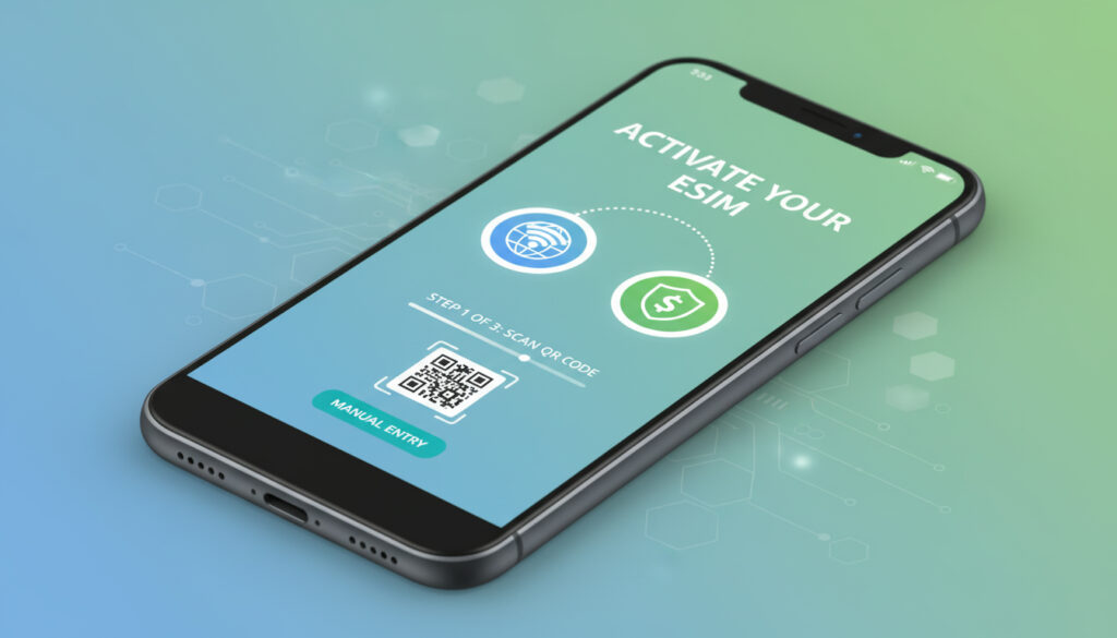 Représenatation de acheter numéro esim 2 euros