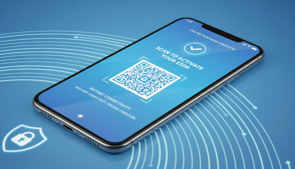 Représenatation de acheter une esim enligne prepayee