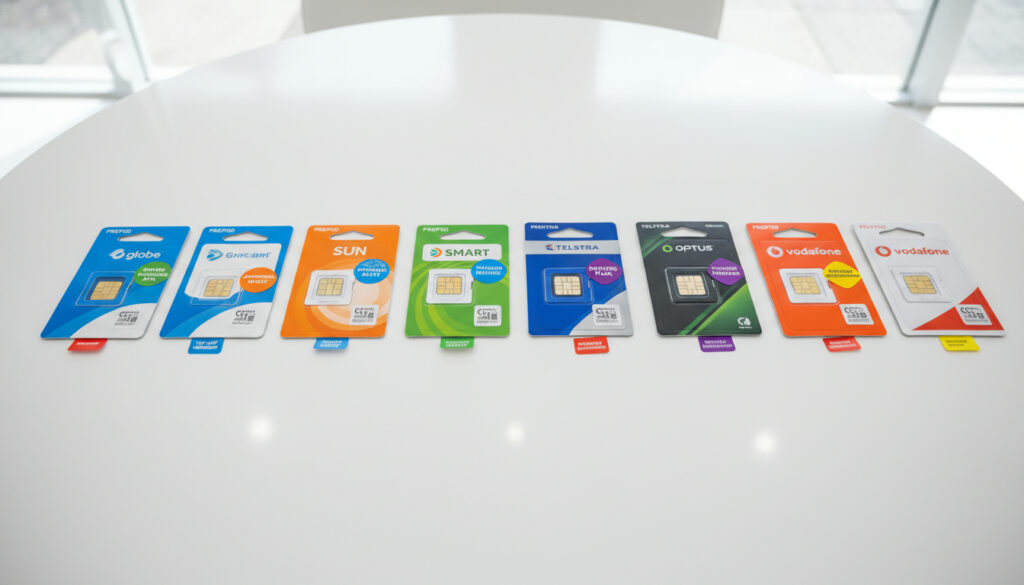 Représenatation de carte carte sim prix