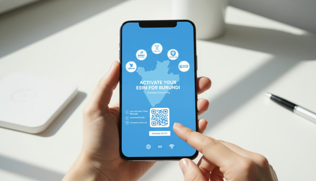 Représenatation de esim Burundi intégration
