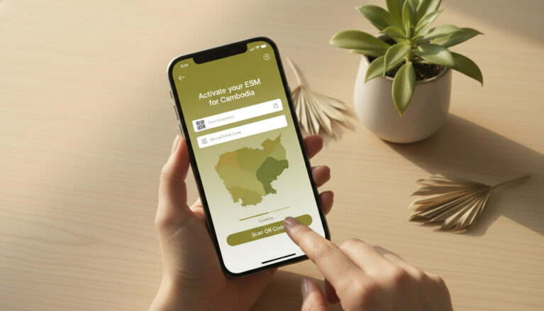 Représenatation de esim Cambodge intégration