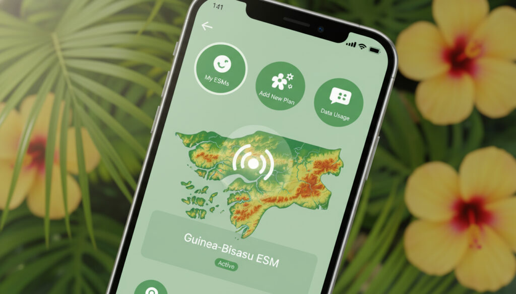 Représenatation de esim Guinée-Bissau intégration