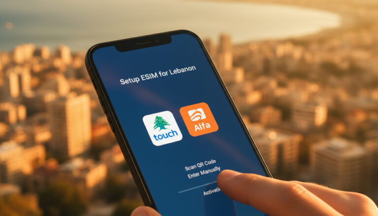 Repr&eacute;senatation de esim&nbsp;Liban&nbsp;int&eacute;gration