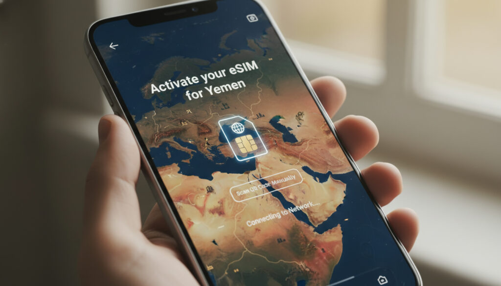 Représenatation de esim Yémen intégration