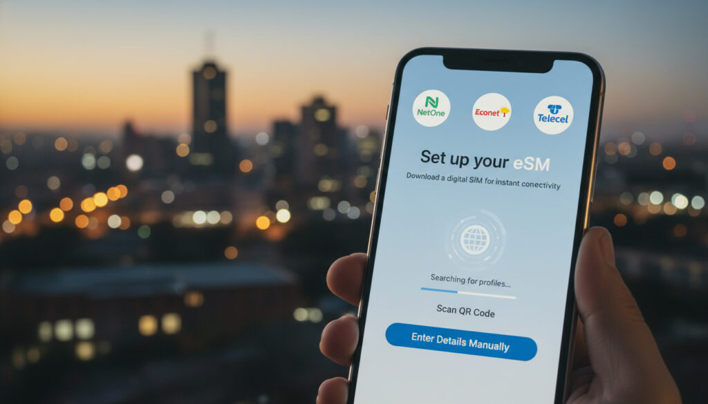 Représenatation de esim Zimbabwe intégration