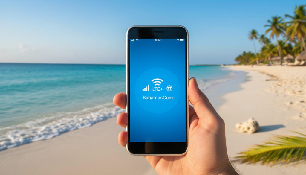 Représenatation de mobile forfait bahamas