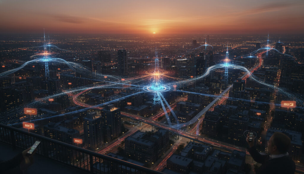 Représenatation de pannes réseau Verizon janvier 2026