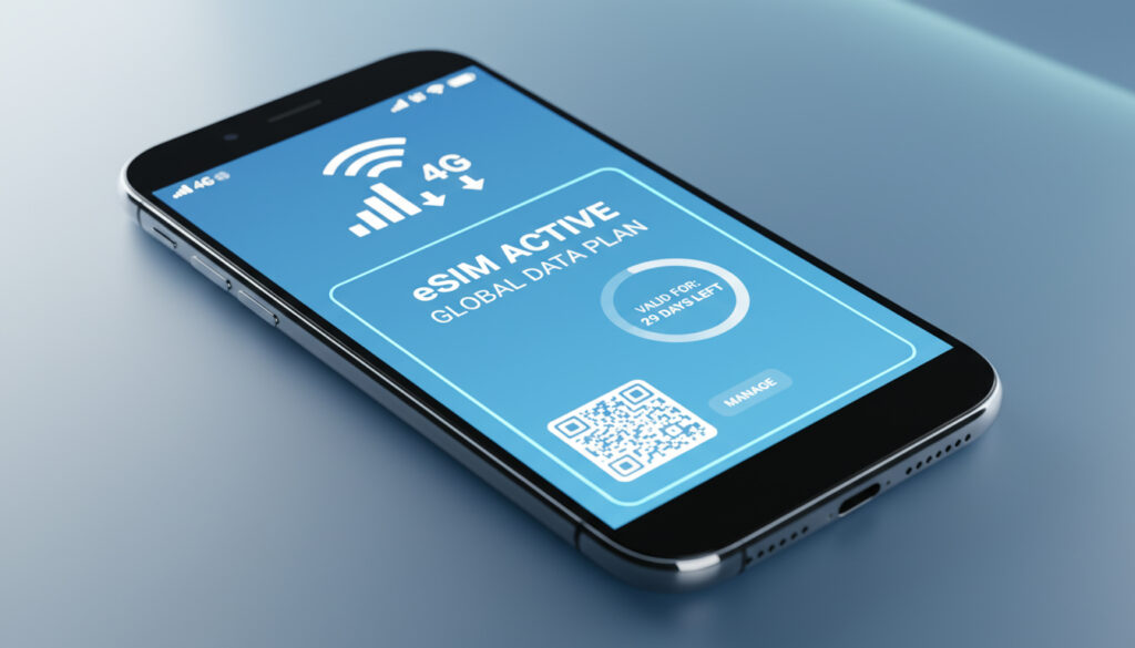 Représenatation de acheter 4g un mois esim