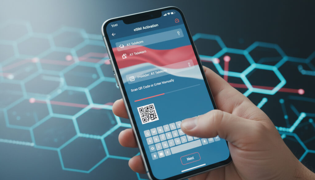 Représenatation de esim Autriche intégration