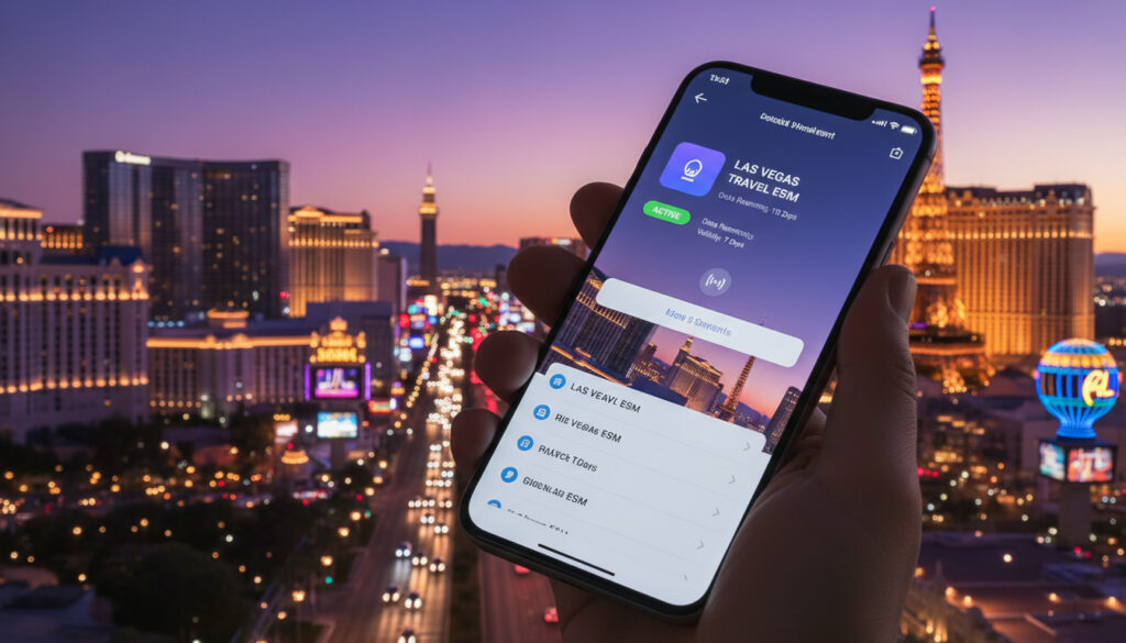 Représenatation de esim las vegas