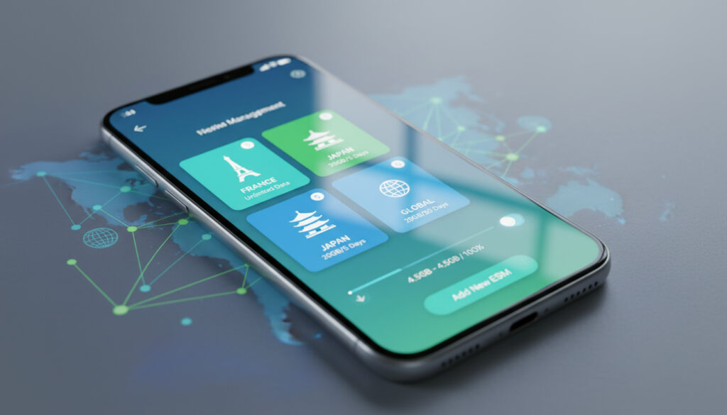 Représenatation de esim meilleur app