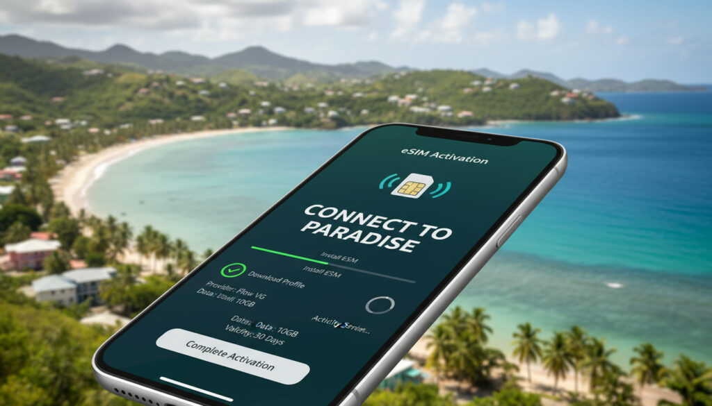 Représenatation de esim Saint-Vincent-et-les-Grenadines intégration