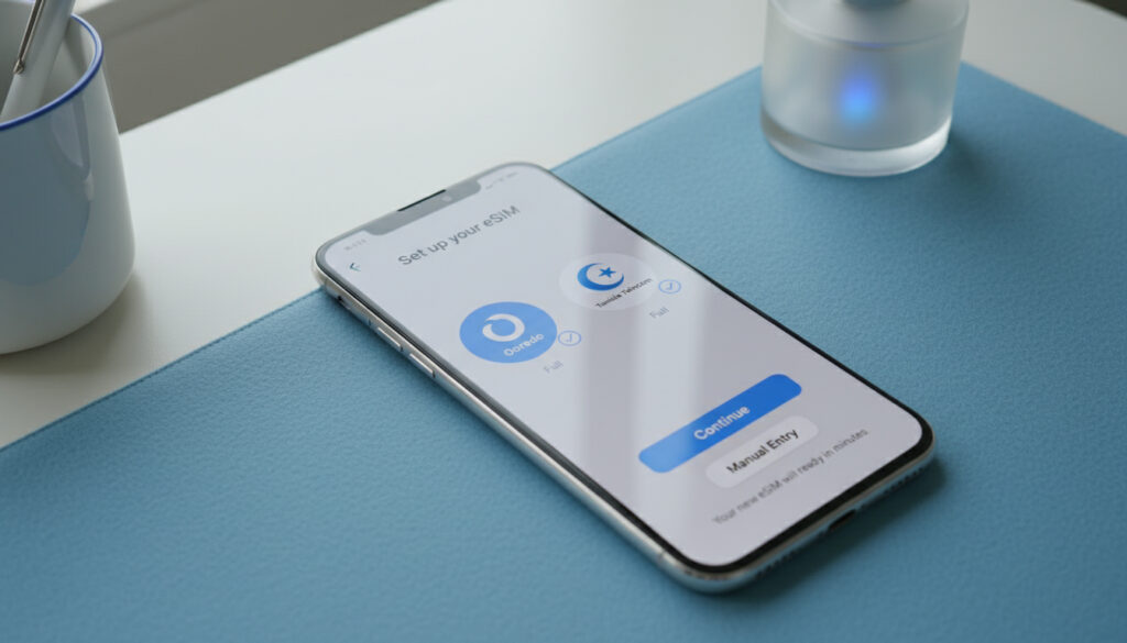 Représenatation de esim Tunisie intégration