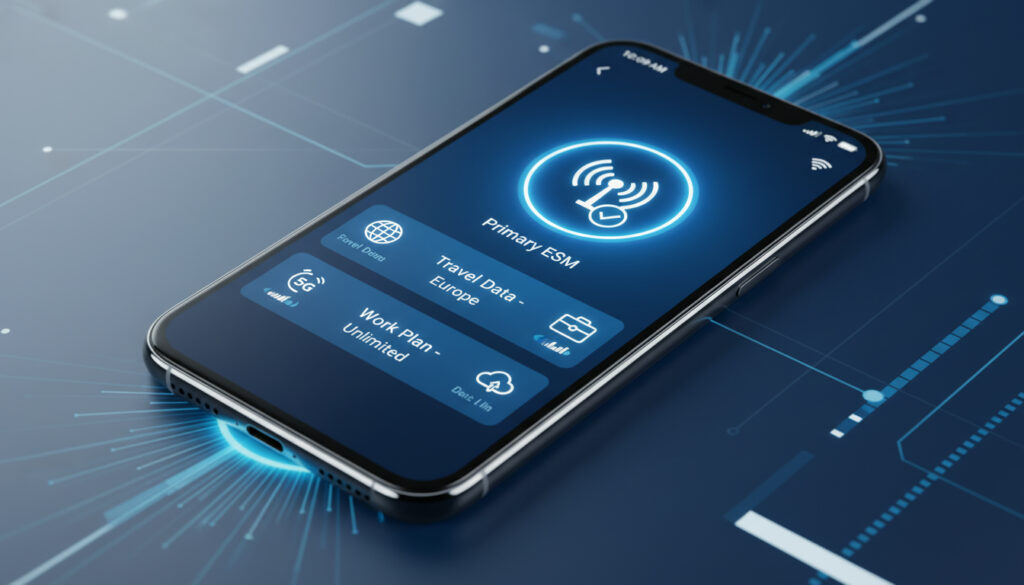 Représenatation de forfait mobile esim
