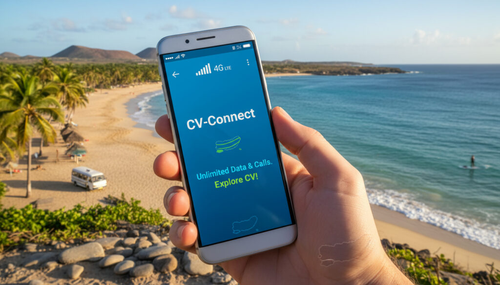 Représenatation de forfait téléphone cap‑vert