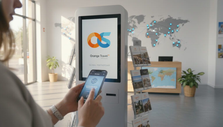 Représenatation de partenariat Orange Travel Selectour eSIM