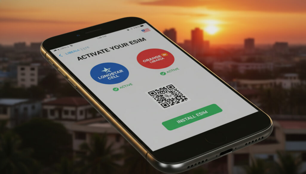 Représenatation de esim Libéria intégration