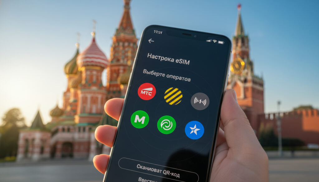 Représenatation de esim Russie intégration
